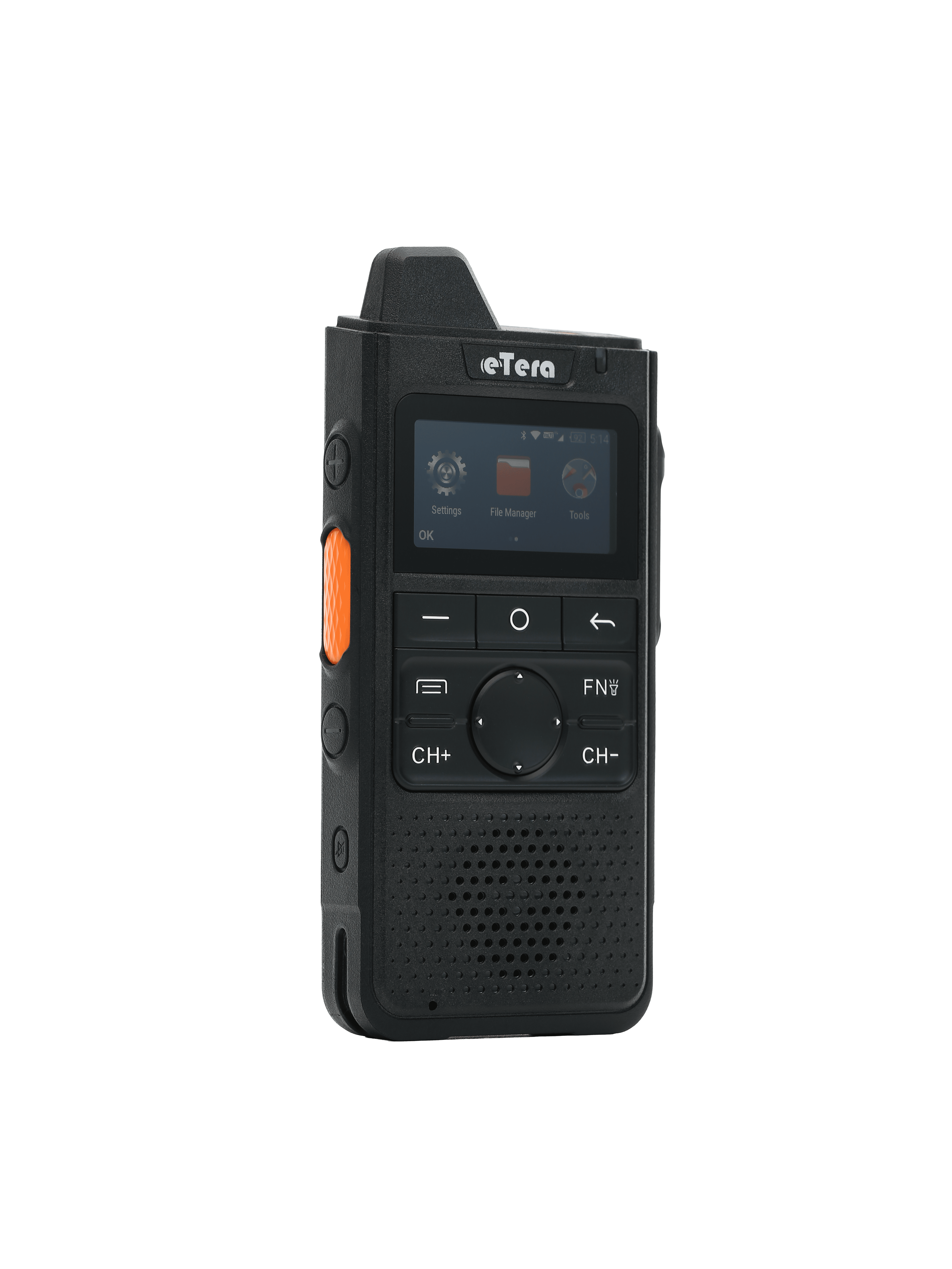 eTera E880-4G-NFC – מכשיר קשר PoC מוקשח עם Android 7.0, מסך 1.9″, סוללה 4600mAh ועמידות IP68